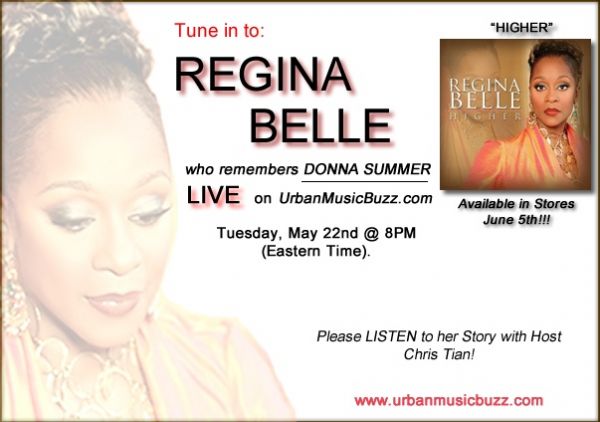 Regina Belle Remembers Donna Summer on UrbanMusicBuzz with Chris Tian Regina Belle Remembers Donna Summer on UrbanMusicBuzz with Chris Tian